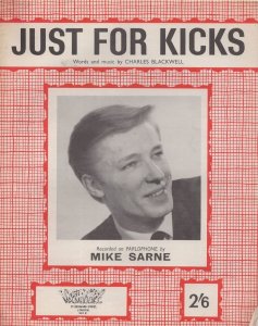 Just For Kicks Mike Sarne Sheet Music