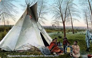 Cheyenne Indian Squaws and Papooses, Crow Reservation, Montana