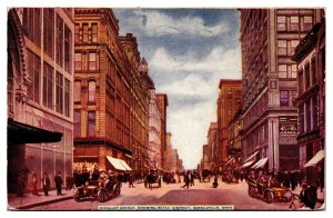 1909 Niccolet Avenue, Showing Retail District, Minneapolis, MN Postcard