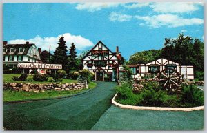 Vtg Westerly Rhode Island RI Swiss Chalet Restaurant Postcard