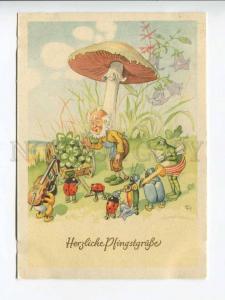263437 GDR DDR EN Mushroom AMANITA Gnome FROG insects orchestra ladybugs PC 