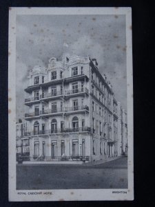 East Sussex ROYAL CRESCENT HOTEL - Old Advet Postcard by R.C. Hotel