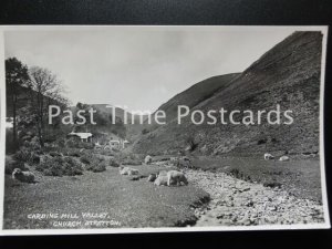 Shropshire CARDING MILL VALLEY Church Stretton - Old RP Postcard by R.M.& S. Ltd