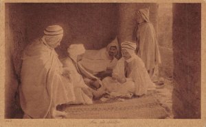 Tunisia Natives Ethnic Playing Cards Vintage Postcard 07.40