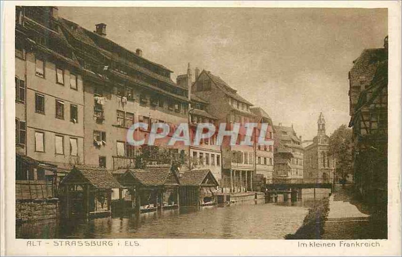 Old Postcard Strassburg Im Kleinen Frankreich