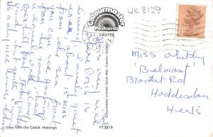 uk8129 view from the castle hastings  uk