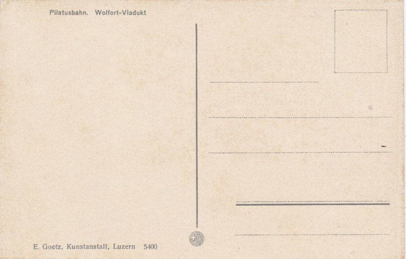 Switzerland Pilatusbahn Wolfort-Viaduct sk3695