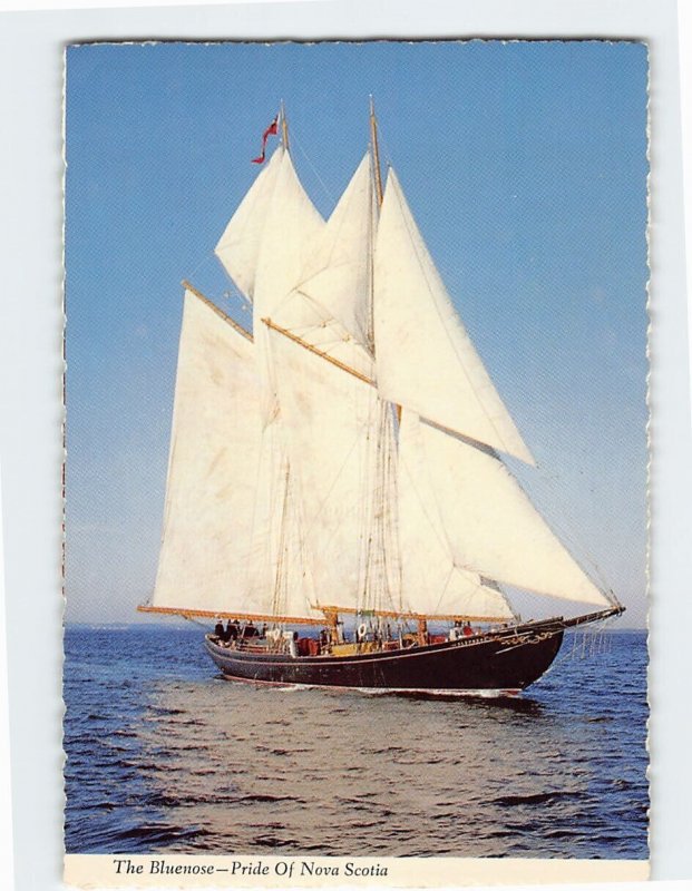 Postcard The Bluenose Pride of Nova Scotia Canada