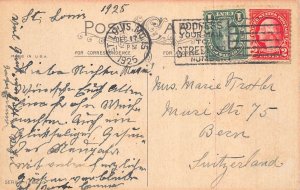 L363 Christmas Greetings 1925 Holy Tree vintage postcard