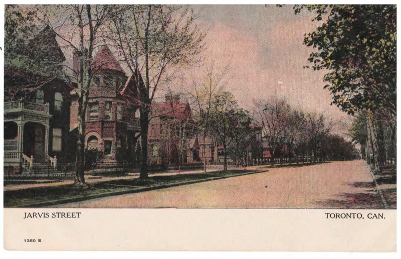 TORONTO CANADA JARVIS STREET VINTAGE ANTIQUE UNPOSTED POSTCARD