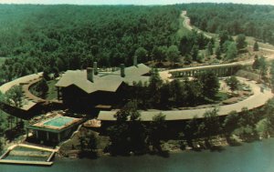 Vintage Postcard Aerial View of Lake Barkley State Resort Park Cadiz Kentucky KY