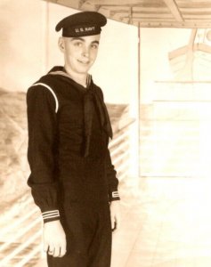 RPPC Real Photo Postcard - US Navy Sailor