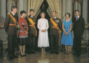 Luxembourg La Famille Grand Ducale Postcard