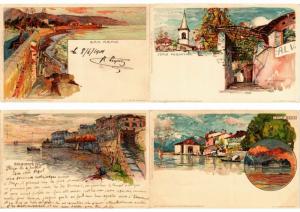 ITALIE  ITALY LITHO LITHOGRAPHY 350 CPA Pre - 1920