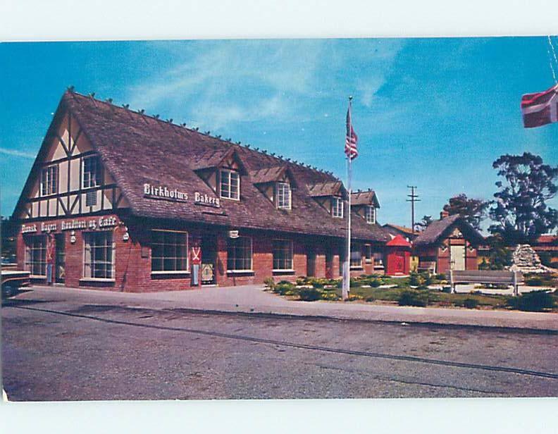 Unused Pre-1980 RESTAURANT SCENE Solvang California CA B8771