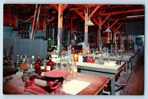 Fort Myers Florida Postcard Chemical Laboratory Edison Winter Home c1960 Vintage