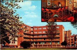 Richmond, VA Virginia SHERATON MOTOR INN Hotel~Bar ca1960's Advertising Postcard