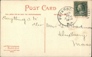 Peterboro Peterborough NH Nubanusit River c1910 Rotograph Postcard