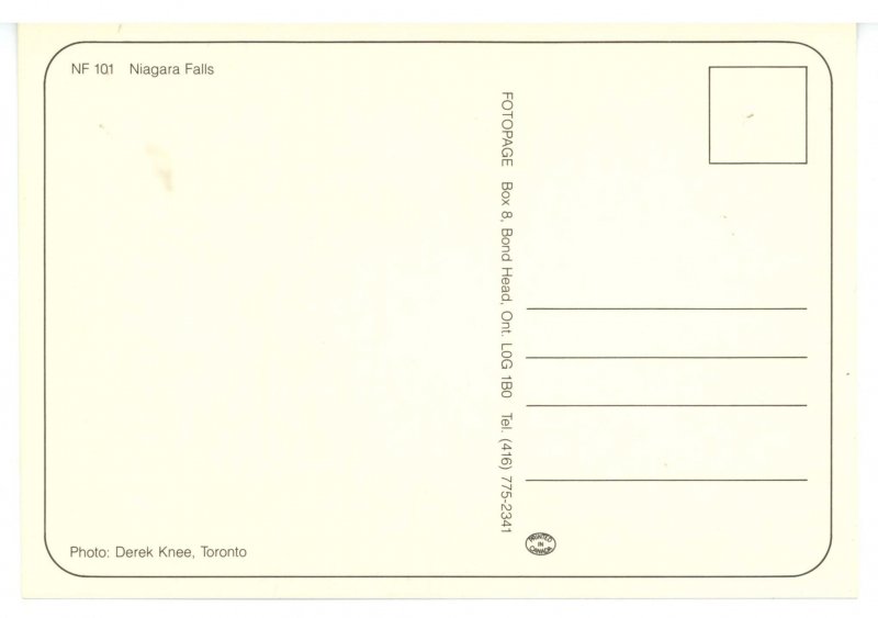 Canada - ON, Niagara Falls. (4.5 x 6.5)