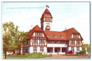 c1910's The Pavilion At Assiniboine Park Car Winnipeg Manitoba Canada Postcard