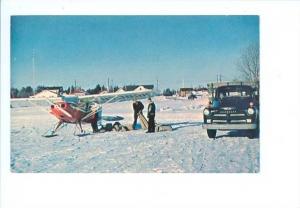 LP52    Mackinac Island,   Michigan, postcard, Airplane, 