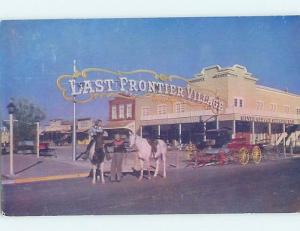 Damaged-Back Pre-1980 VILLAGE AT LAST FRONTIER CASINO HOTEL Las Vegas NV B3452