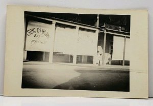 RPPC San Francisco SING CHONG LUNG Real Photo Canton Bazaar 1920s Postcard G9