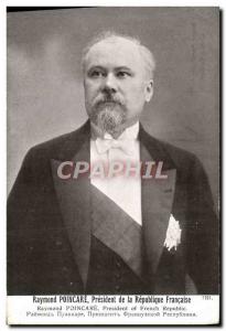 Old Postcard Raymond Poincare President of the Republic