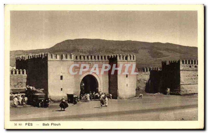 Postcard Old Fes Bab Ftouh