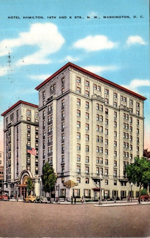 Washington D C Hotel Hamilton 1940