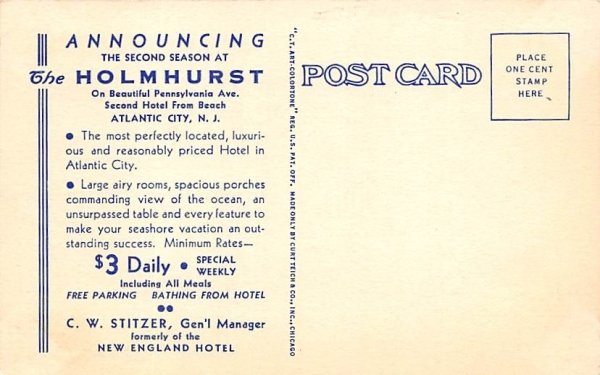 The Holmhurst in Atlantic City, New Jersey