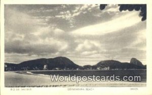 Rio De Janeiro Copacabana Beach Brazil Postcard