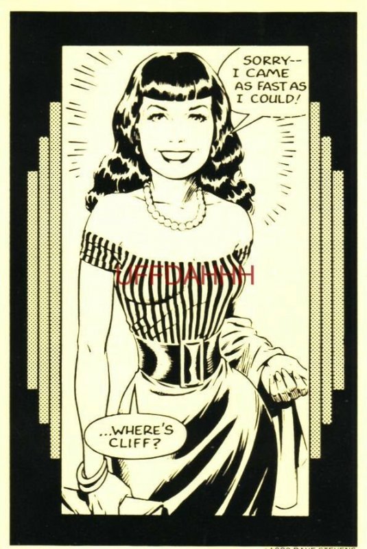 Continental-size 1982 DAVE STEVENS - BETTY: WHERE'S CLIFF?