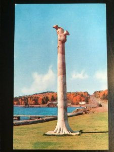 Vintage Postcard 1953 The Bear Tree Lake Superior Grand Marais Minnesota (MN)