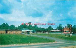 GA, Macon, Georgia, Ambassador Motel, Exterior View, Dexter Press No 13966-B