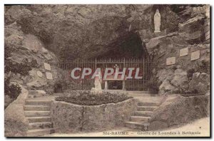 Old Postcard Ste Baume De Lourdes Grotto Bethanie