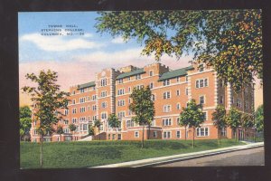 COLUMBIA MISSOURI STEPHENS COLLEGE TOWER HALL VINTAGE POSTCARD MO.