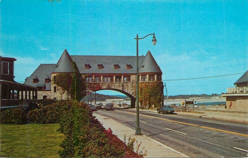 United States Rhode Island stone pavilion arch Narragansett Pier