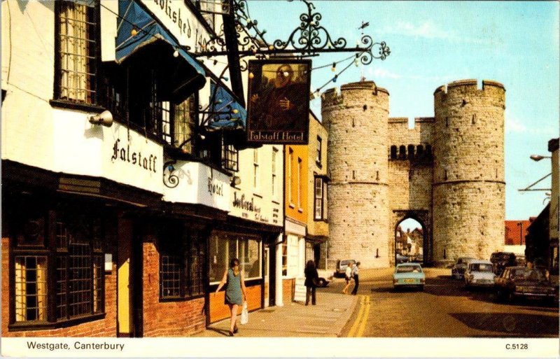 2~Postcards Canterbury, Kent UK England  WESTGATE~Falstaff Hotel & GARDENS