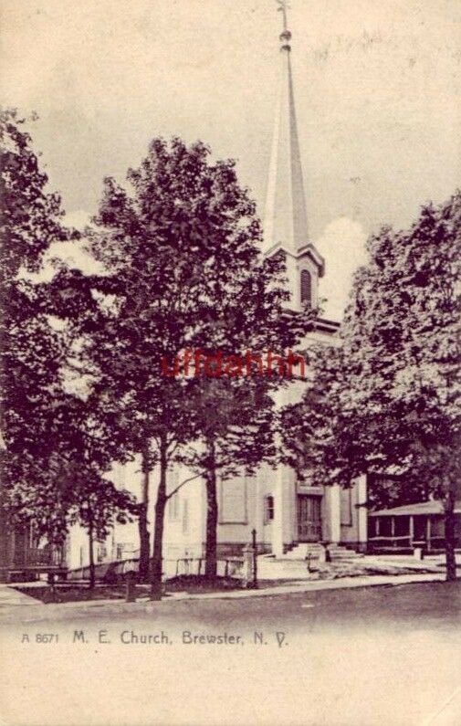 PRE-1907 METHODIST EPISCOPAL CHURCH, BREWSTER, NY 1907