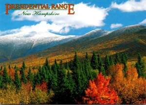 New Hampshire Autumn View Of Presidential Range From Bretton Woods