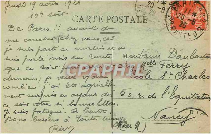 Postcard Old Correze Coiroux Aubazine waterfall