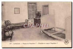 Postcard Old House Ajaccion Napoleon 1st