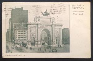 The Arch of Victory, Madison Square, NYC 1919 Success Postal Card Co.