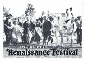 1987 Minnesota Renaissance Festival Postcard *5U(2)3