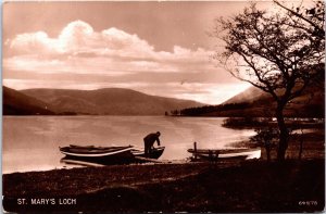 Scotland St. Mary's Loch Vintage RPPC C167