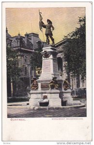 Monument Maisonneuve, Montreal, Quebec, Canada, 1900-1910s