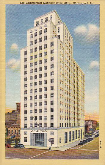 Louisiana Shreveport Commercial National Bank Building Curteich