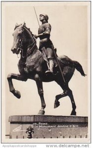 France Reims Le Monument Jeanne d'Arc Real Photo