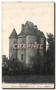 Old Postcard Environs de Saint Pol Chateau de Bours
